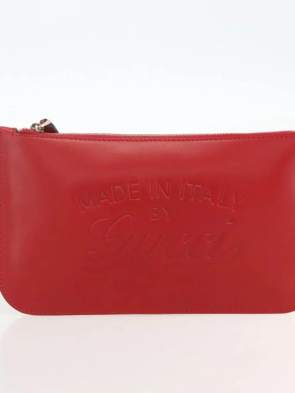 GUCCI Diamante Tote Bag PVC Red Gold 247209 Auth 175652